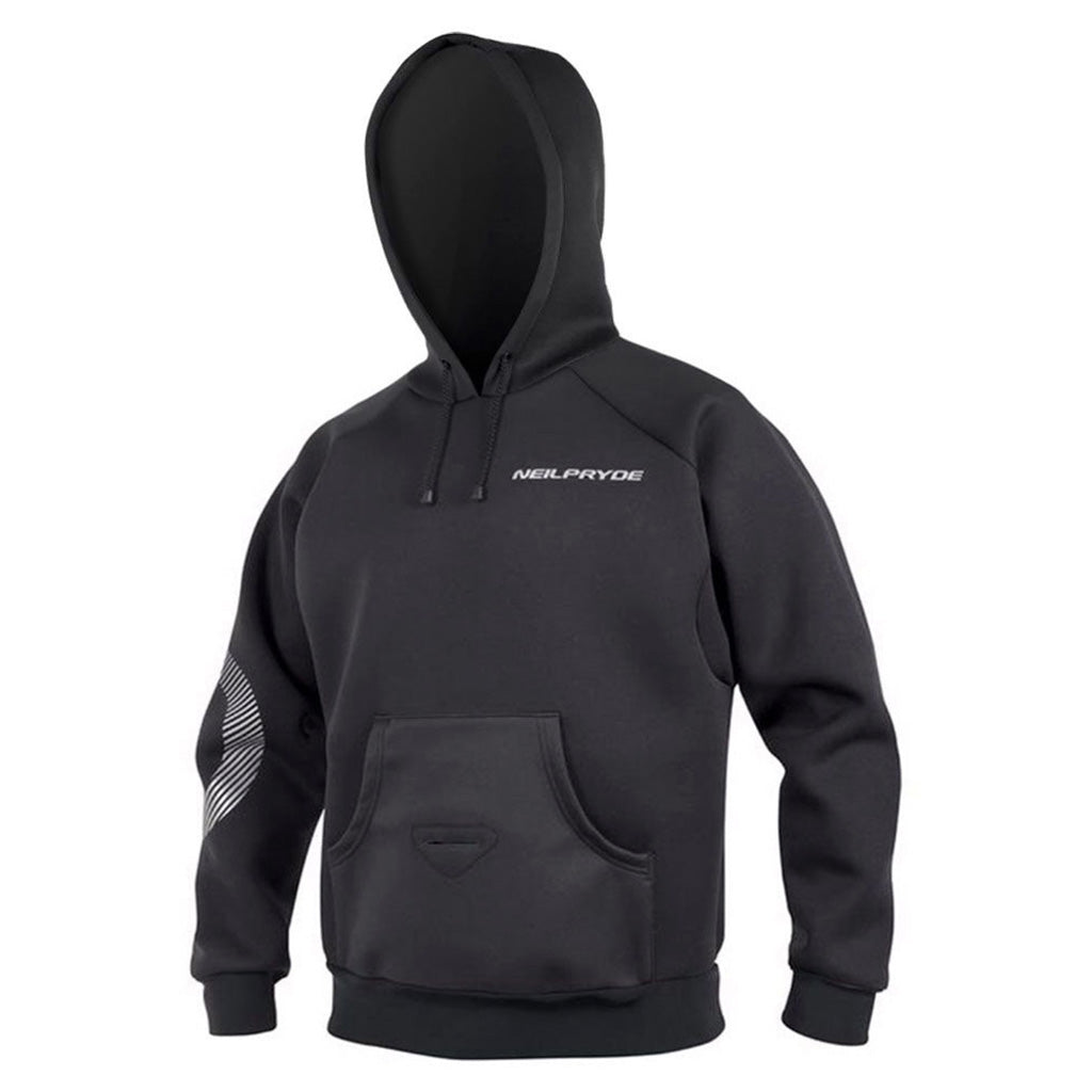 Neo Hoodie Black - Silver Logo