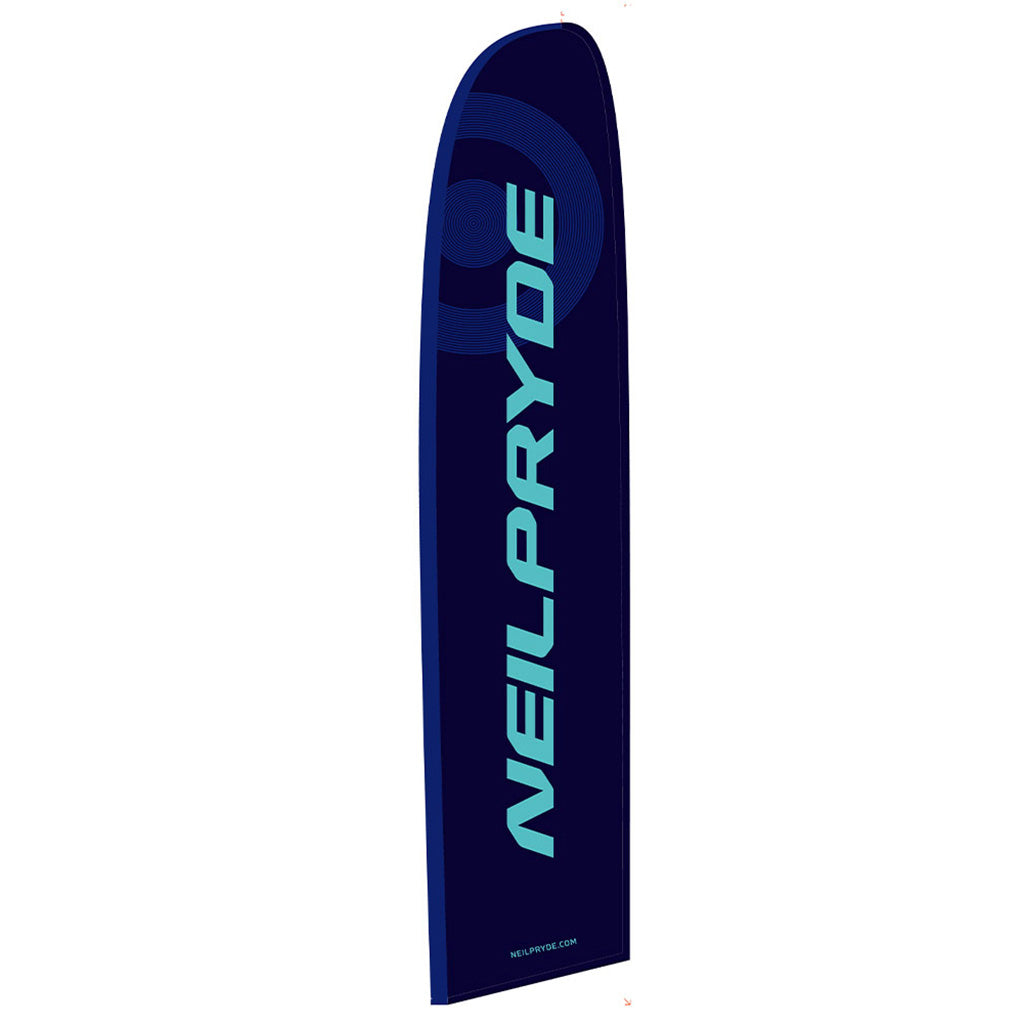 NP Beach Flag Set 450 x 90  C2 Blue / Cyan