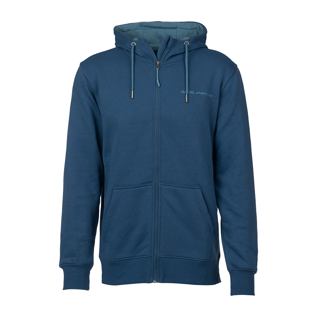 Ws Sweat Zip Hoody Pacific Blue