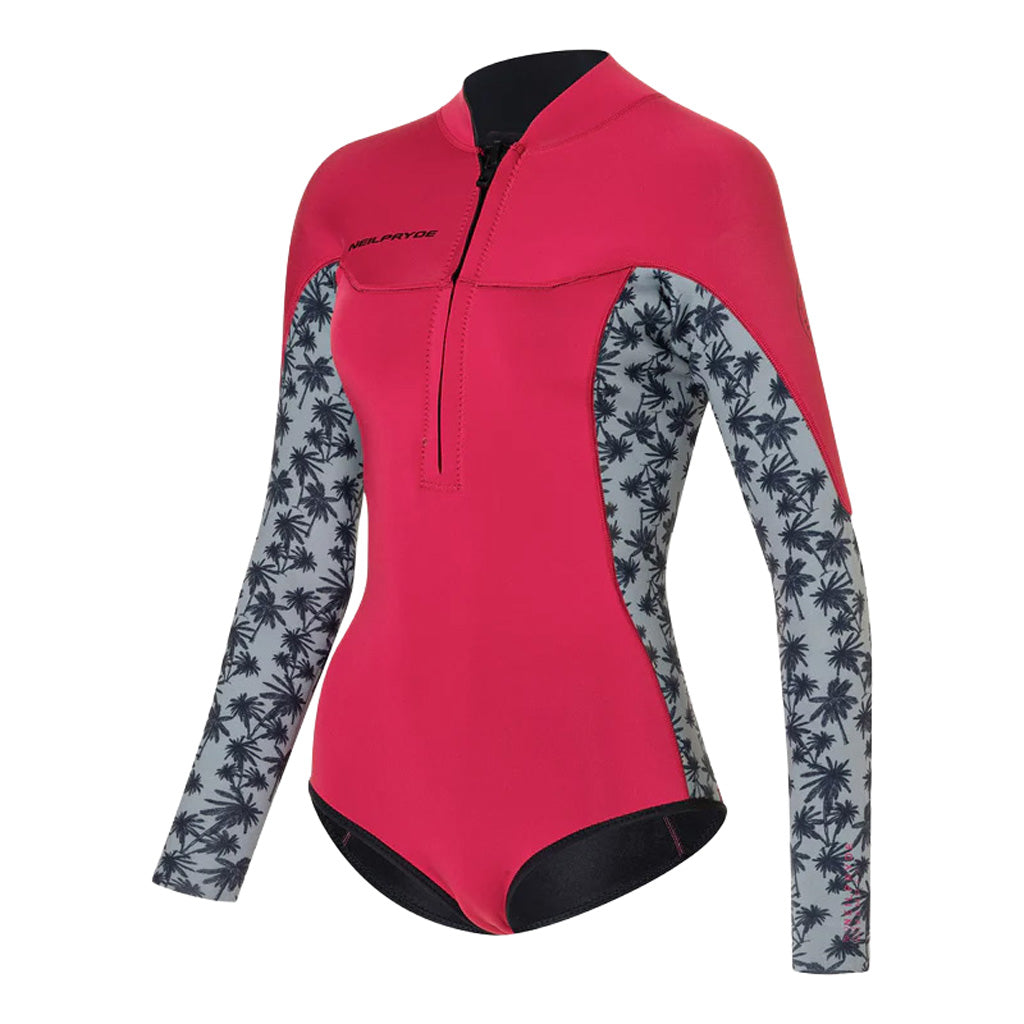 Vamp 2/2 Bikini Cut L/S FZ C4 Raspberry / Palm