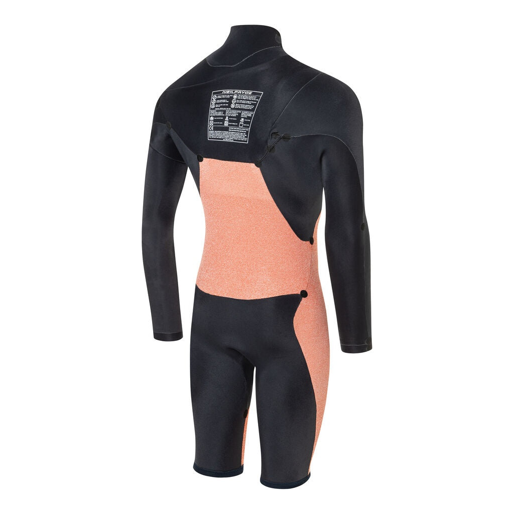 Wizard Prism 3/2 Shorty L/S - C8 Prism Pink/Navy