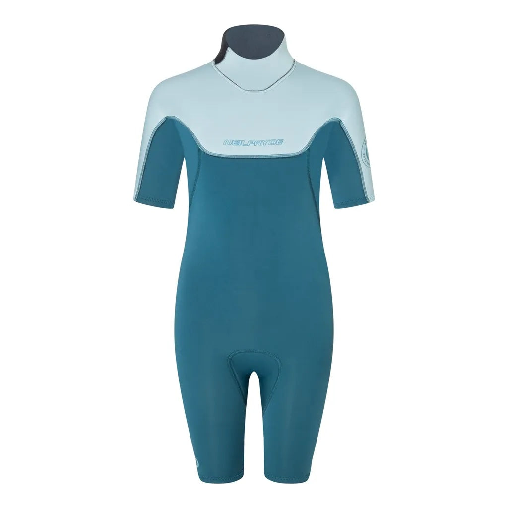 Dolphin 2/2 Shorty S/S FL BZ - C2 Petrol/Light grey-blue