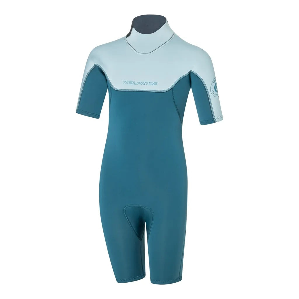 Dolphin 2/2 Shorty S/S FL BZ - C2 Petrol/Light grey-blue