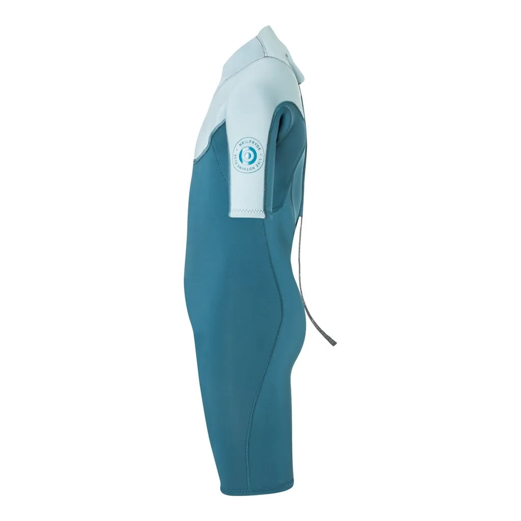Dolphin 2/2 Shorty S/S FL BZ - C2 Petrol/Light grey-blue