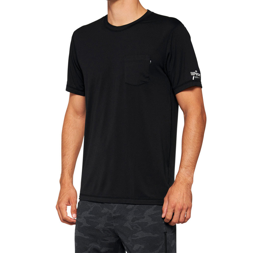 MISSION Athletic SS Tee Black
