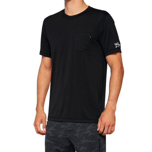 MISSION Athletic SS Tee Black