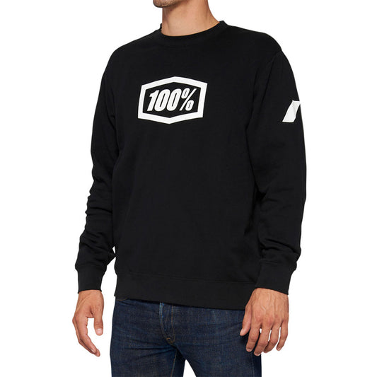 ICON Pullover Crewneck Fleece Black