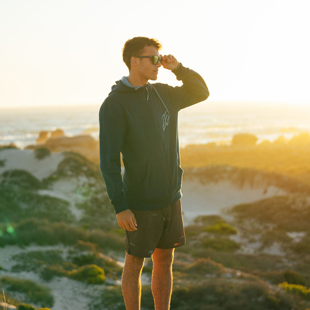 Sweat Zip Hoody Midnight Blue