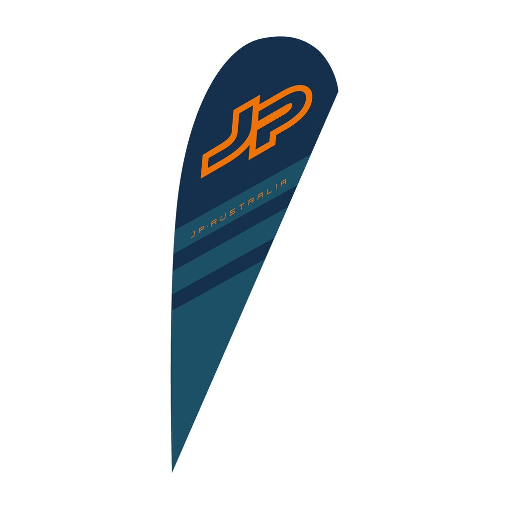 Beach Flag Small Set 220x60 - C1 Blue / Orange