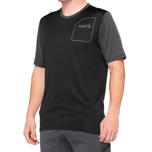 RIDECAMP SS Jersey Black/Charcoal