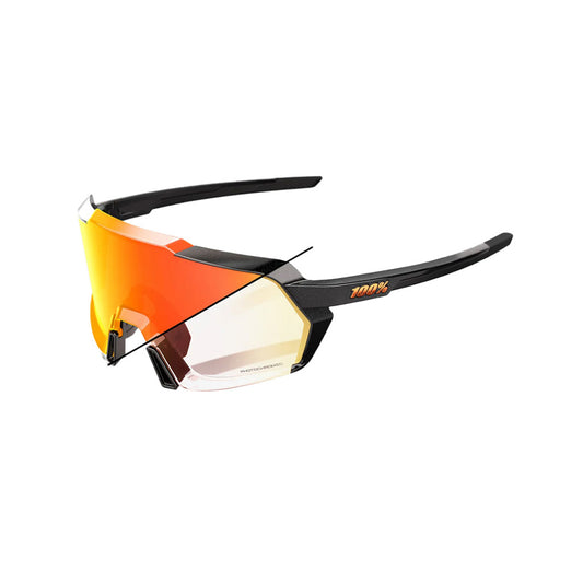 KORBIN - Gloss Black - Orange Mirror Photochromic