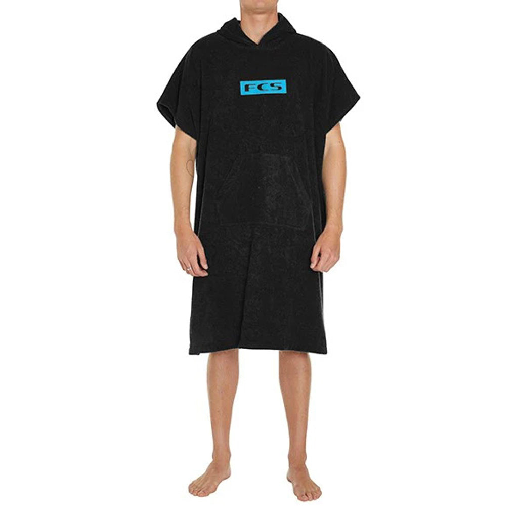 FCS Junior Towel Poncho Black