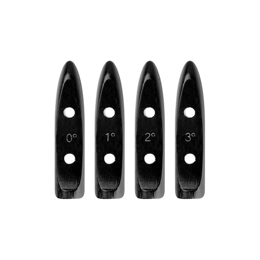 Airwave Riblet Rear Wing Trim Shim Kit - 4 pcs
