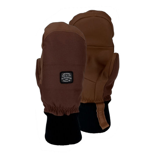 Brier Mitt Deep Mahogany