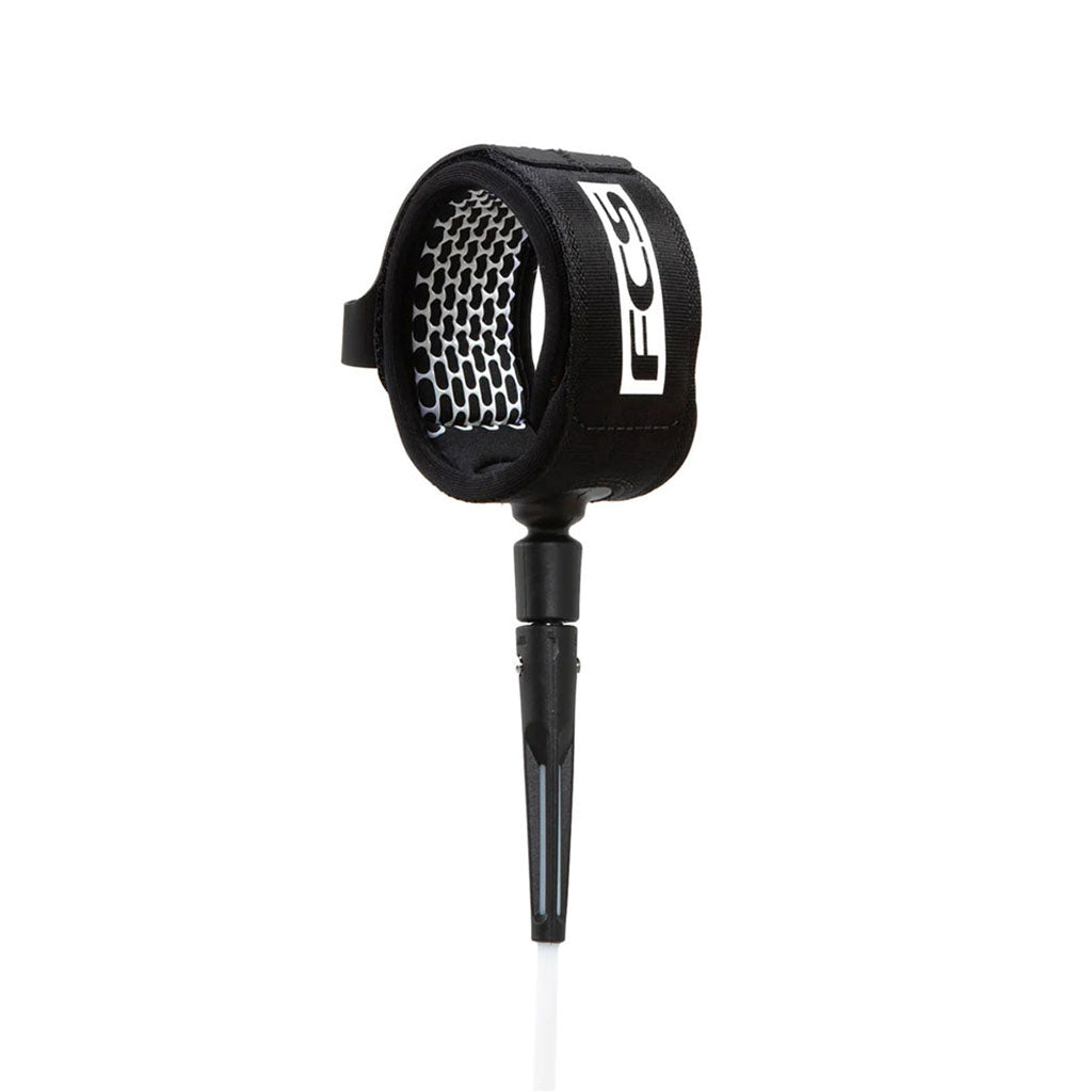 FCS 8' All Round Essential Leash White/Black