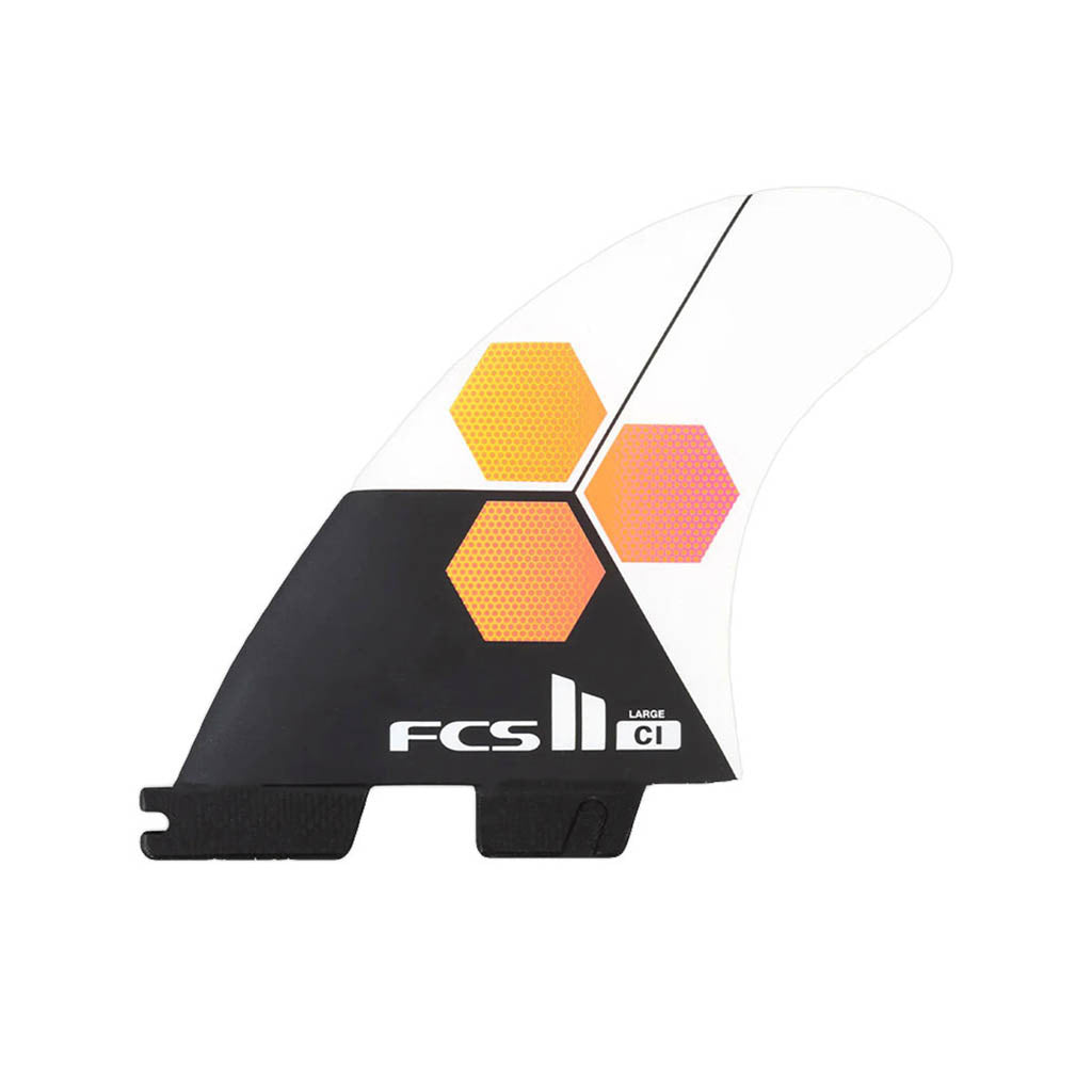 FCS II CI PC Medium White Tri Retail Fins