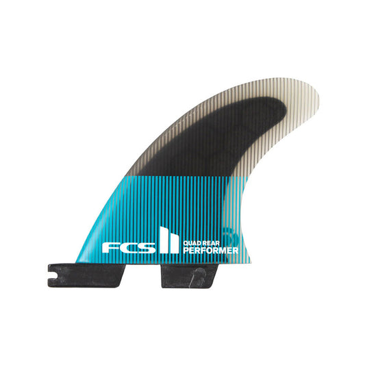 FCS II Performer PC Large Teal Quad Rear  Fins