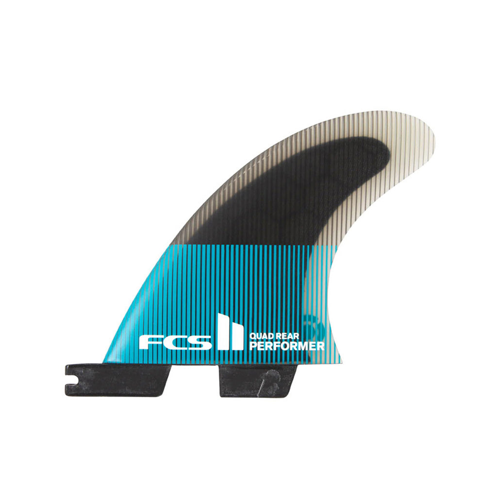 FCS II Performer PC Small Teal Quad Rear  Fins