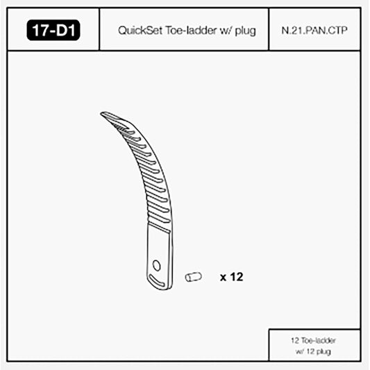 Tq-N001-A - Qck Set Toe-Lddr Blk Os (17-D1)